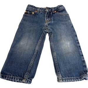 Baby Gap Orignal Fit‎ Baby SZ 18-24 Adjustable Waist Denim Blue Jeans